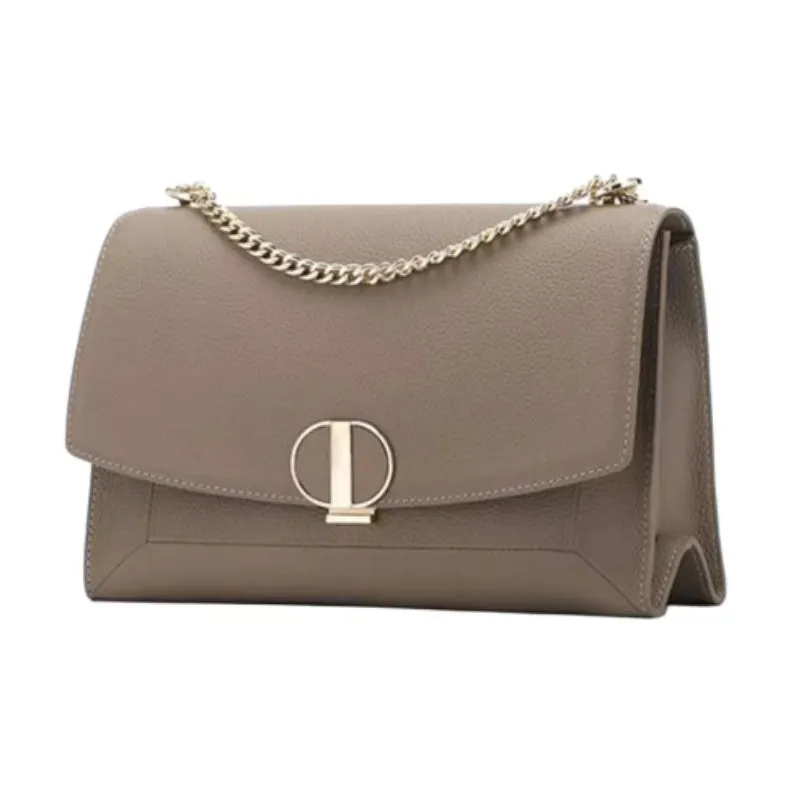 RED DRAGONFLY Cow Leather Shoulder Bag, Crossbody Bag, Handbag Small Size Women's Ecru/Blue/Black/Gray-12
