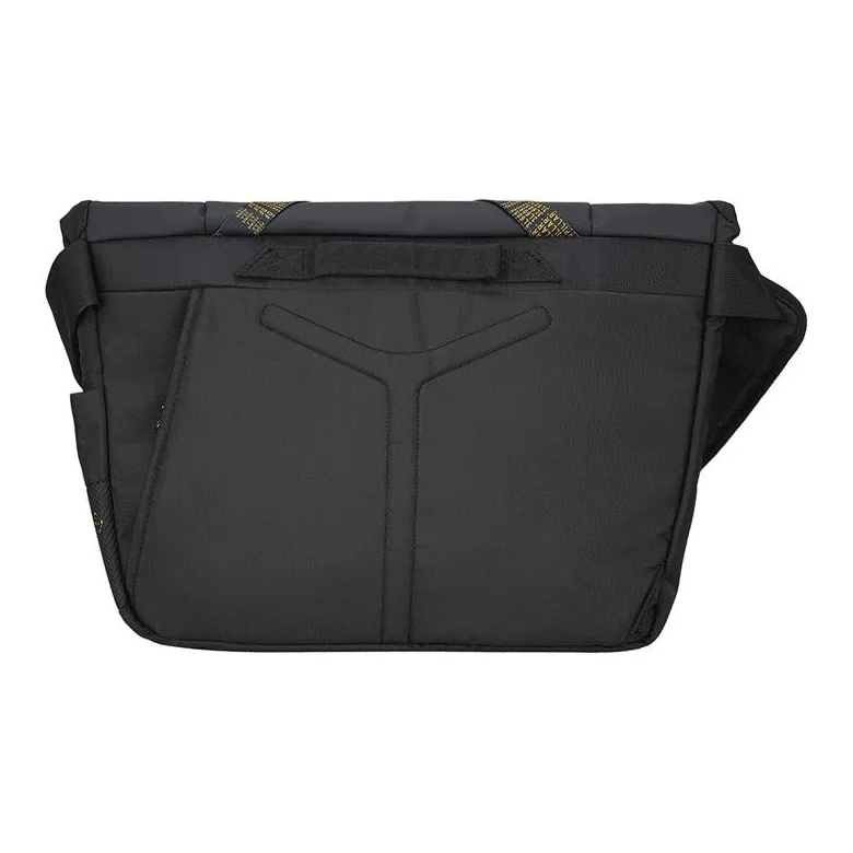 CAT Polyurethane With Polyester Shoulder Bag, Crossbody Bag Tubas Men's Black-5