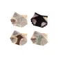Gray White+Black+Brown+Light Green (4-3)