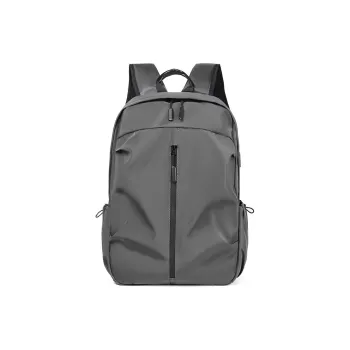 GEERDUN Nylon Backpack Regular Men's Black/Gray/Blue