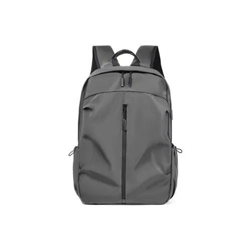 GEERDUN Nylon Backpack Regular Men's Black/Gray/Blue