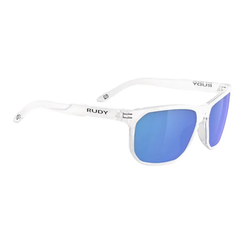 RUDY PROJECT Synthetic Fiber Rectangular Sunglasses Unisex White-2