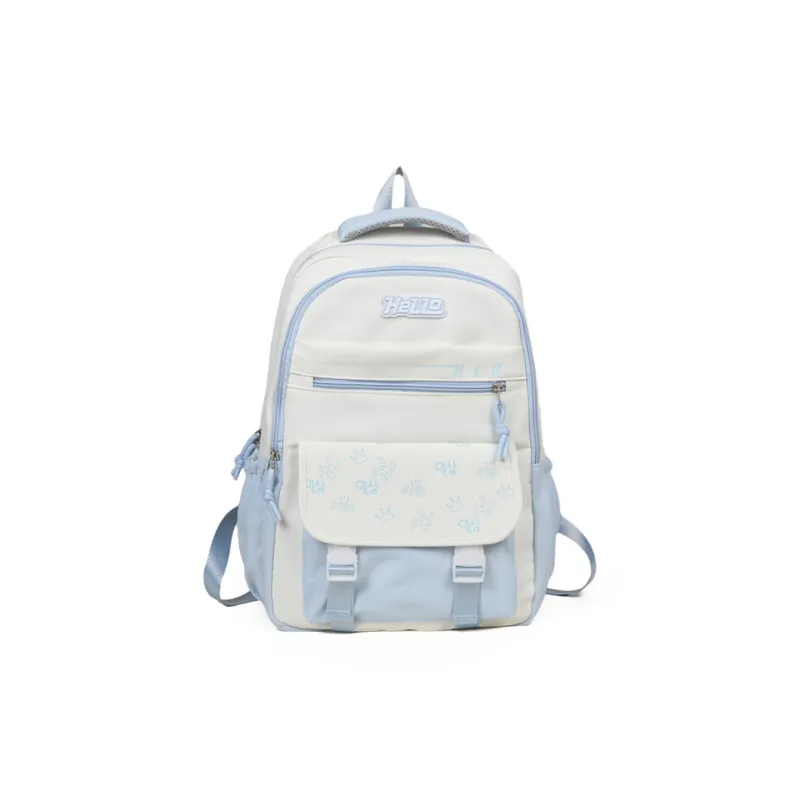 GEERDUN Nylon Backpack Women's Black/Pink/Purple/Blue/Yellow-8