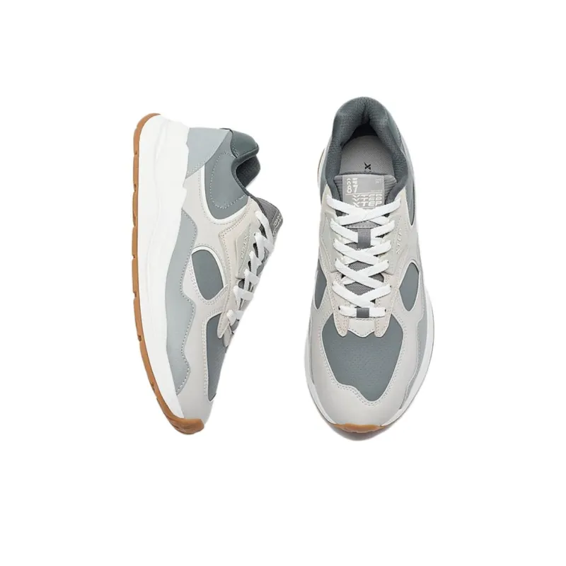 XTEP Lightyear Wear resistant And Lightweight Low Top Casual Shoes Men's Gray-3
