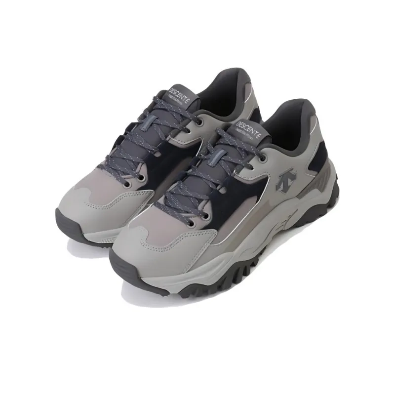DESCENTE Plozen Cushioning, Wear Resistant Low Top Running Shoes Unisex Dark Gray-1