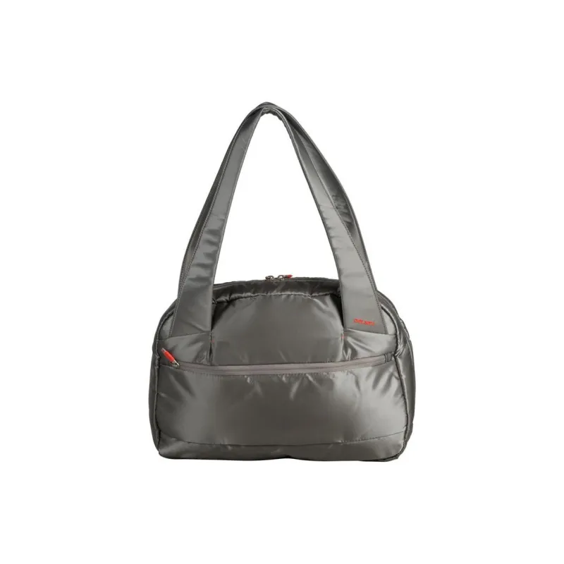 DELSEY Polyester Crossbody Handbag Shoulder Bag Women's Purple Gray-3