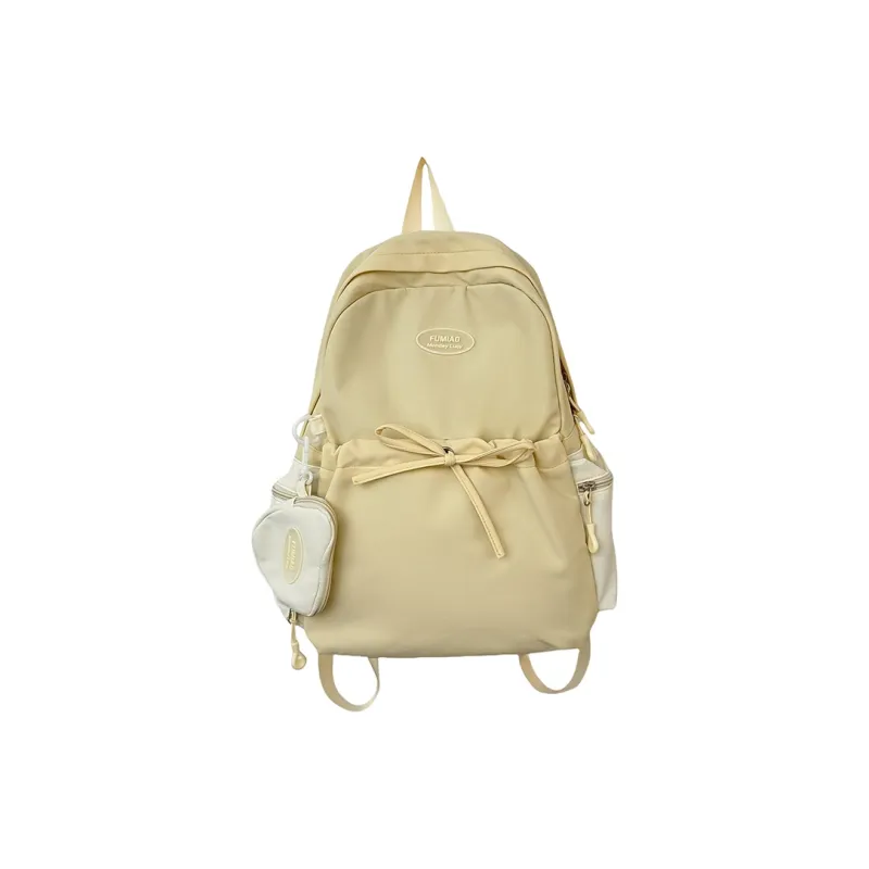 KAMLUI Nylon Fabric Backpacks Backpack Regular Unisex Pink Purple-16