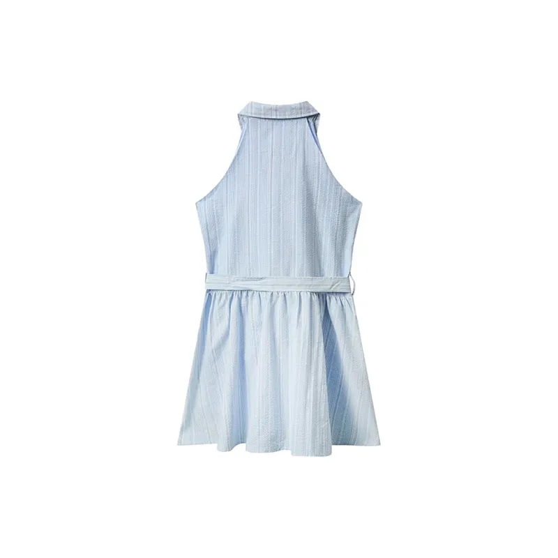 JOSR Sleeveless Dress Women's Blue-1