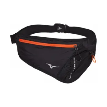 Mizuno Water-Repellent Fabric Fanny Pack Unisex Black