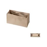 Original Fleece Dio Mini 22.5 Beige Side Zip Closure