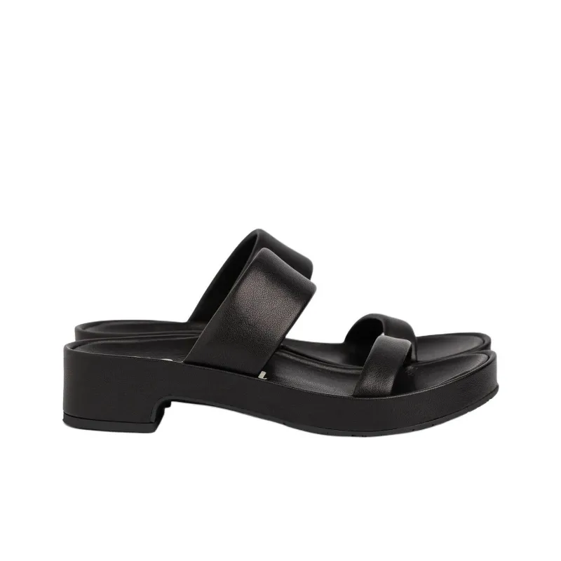 Pedro García Slide Slippers 4cm Women's Black-2