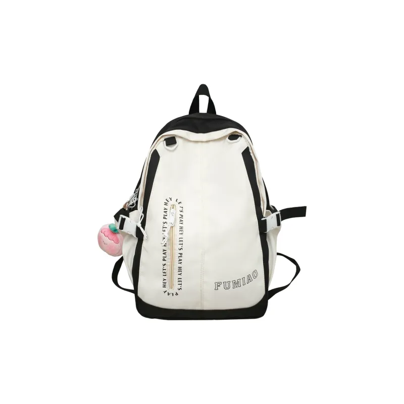 KAMLUI Nylon Backpack Backpack Student Backpack Unisex Multicolor-17