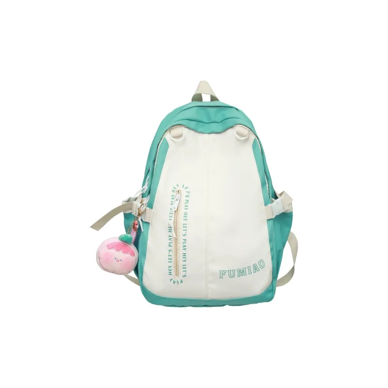 KAMLUI Nylon Backpack Backpack Student Backpack Unisex Multicolor-11