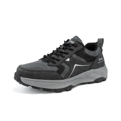 Jeep Running Shoes Men Low-Top Black