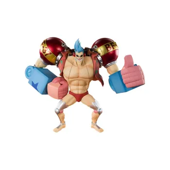 BANDAI Figuarts Zero One Piece Cyborg Franky Action Figure Tan