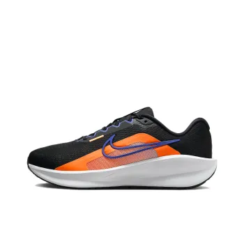 Nike DOWNSHIFTER 13 Durable Breathable Low-Top Casual Running Shoes Men's Black Orange