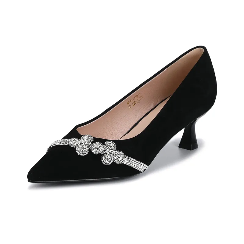 SATURDAY MODE Women's Casual Shoes 5CM Women's Black-5