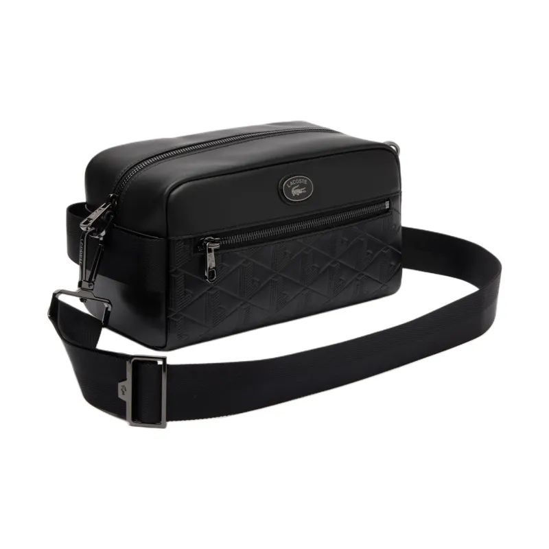 LACOSTE PU One Shoulder Crossbody Clutches Regular Men's Black-2