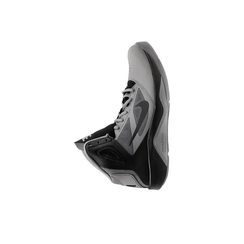 Nike Dual Fusion BB II Cushioning Anti-Slip And Wear-Resistant Mid-Top Vintage Basketball Shoes Unisex Gray-2