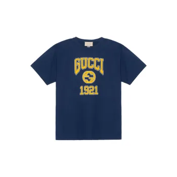 bebcdrshop trends navy gucci t shirt POIZON