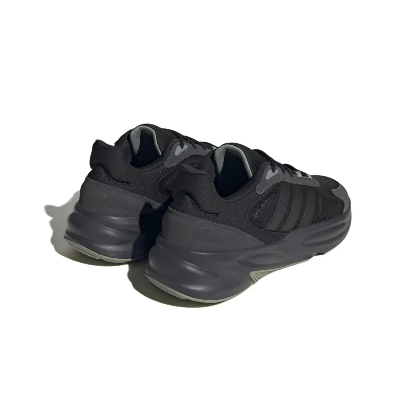 Adidas Anti-Slip Wear-Resistant Low-Top Casual Running Shoes Men's Black-3