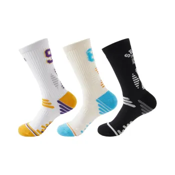 SHIWAJI Knee High Socks Men's 3 Pack