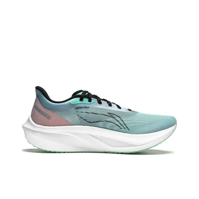 LINING Feidian 4 Challenger Running Shoes Men Low Top Cloud Blue/Fluorescent Ice Cyan-1