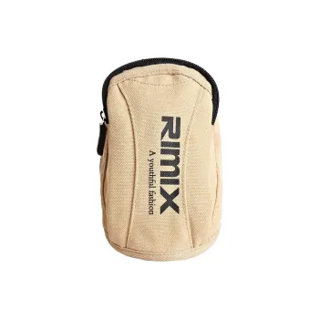 RIMIX Canvas Canvas Bag Wrist Bag Unisex Beige/Military Green/Navy Blue
