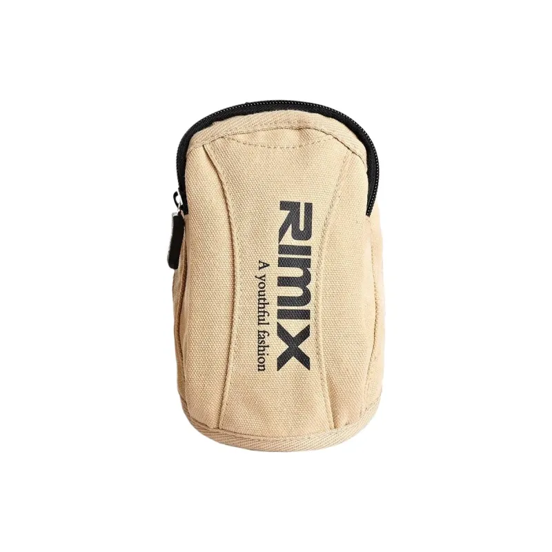 RIMIX Canvas Canvas Bag Wrist Bag Unisex Beige/Military Green/Navy Blue-0