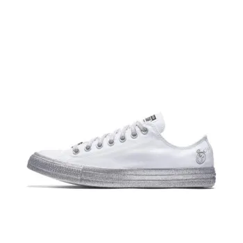 Converse Chuck Taylor All Star Low Miley Cyrus White Silver
