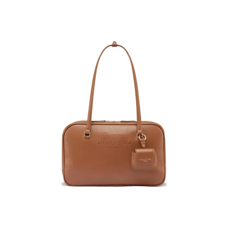 PAULS BOUTIQUE Artificial Leather Handbag Shoulder Bag Women's Brown-0