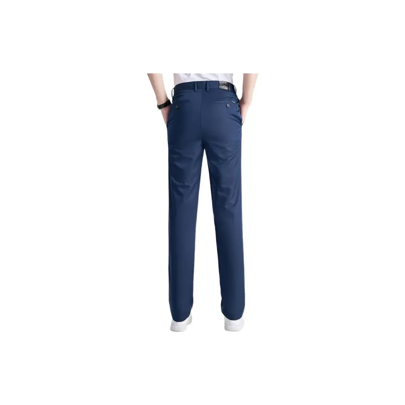 Francesco Totti Suit Trouser Men's Style Blue-1