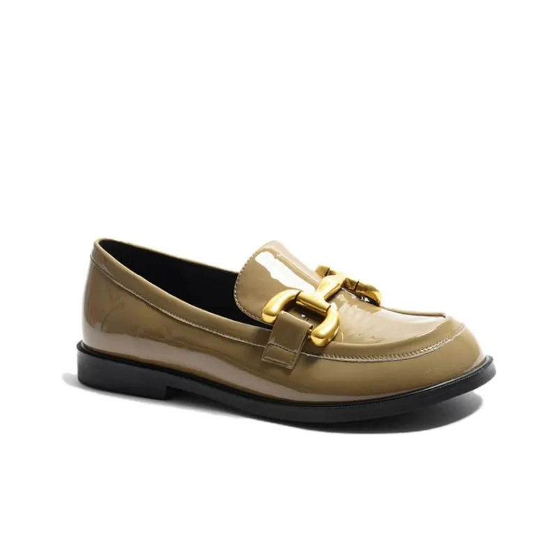 STEVE MADDEN Loafers 8cm Women's Olive Green-3