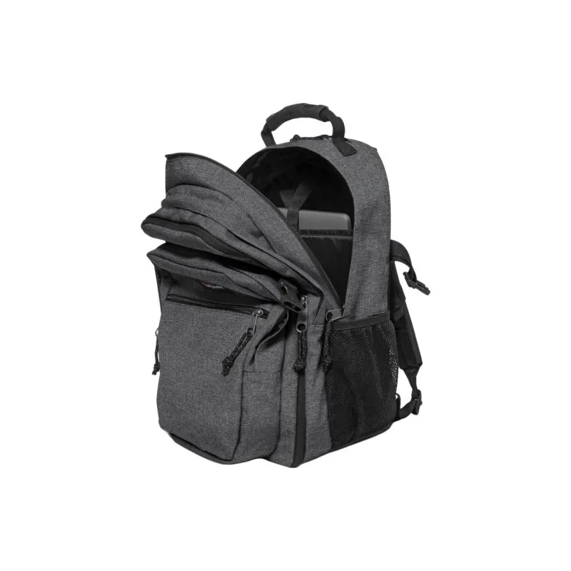 EASTPAK Nylon With Polyester Blend Backpack Large Size Unisex Black Gray Color-1