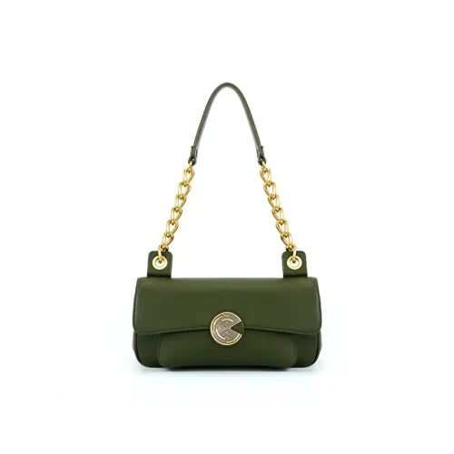 TTaG．baG PU Baguette Bag Underarm Handbag, Shoulder Bag Women's Black/Green/Brown