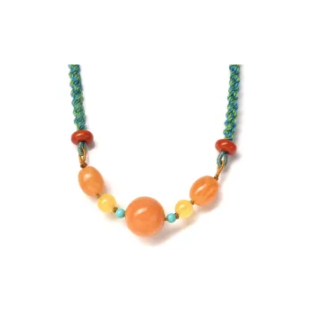 Abby's Wonderland Beeswax Fine Jade Necklaces Unisex
