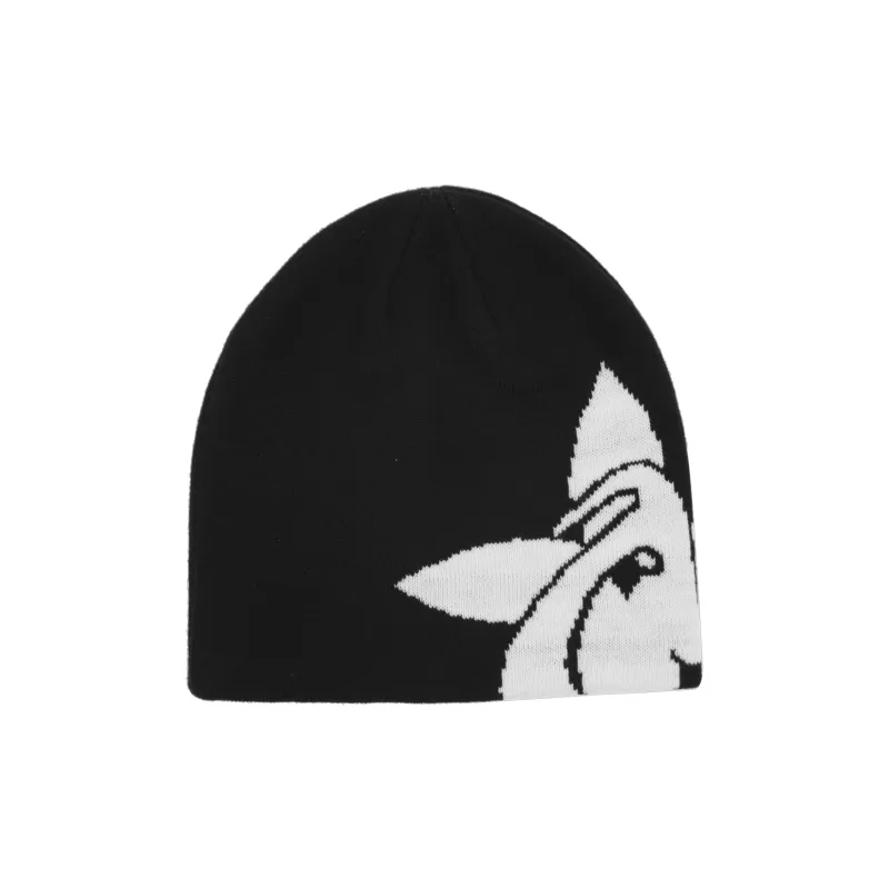 NERDY Acrylic Beanies Unisex Sky Blue/Black-1