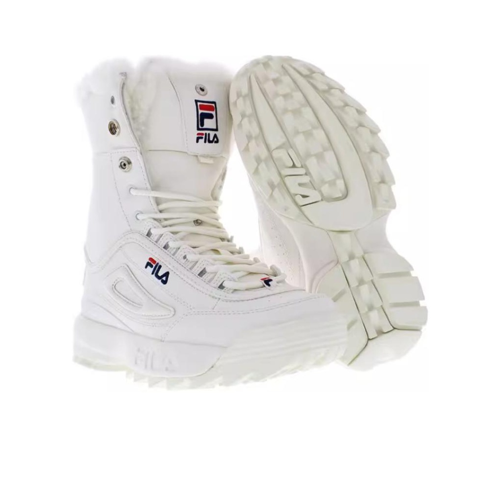 FILA Disruptor Snow Boots Women s White POIZON