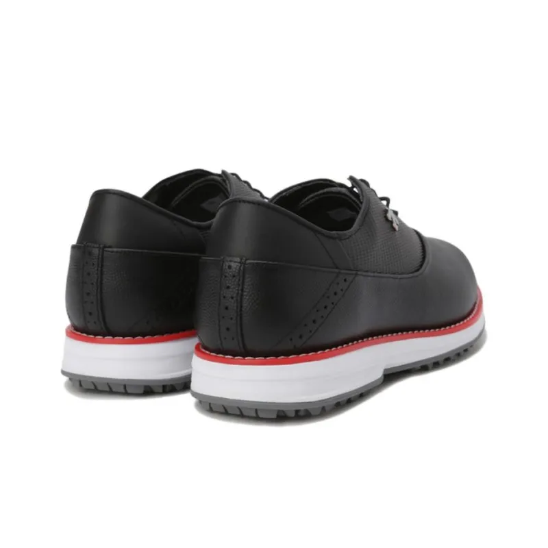 DESCENTE PRO CLASSIC LACE Abrasion Resistant Breathable Low Top Golf Shoes Men's Black-2