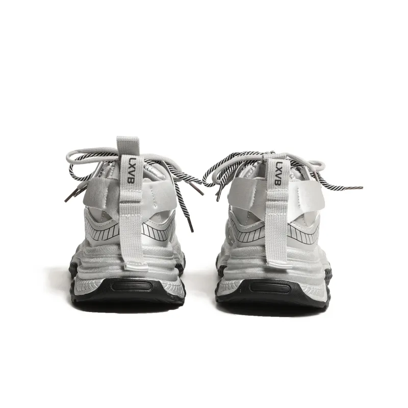 LXVB Slip-Resistant Breathable Low-Top Chunky Sneakers Women's-3