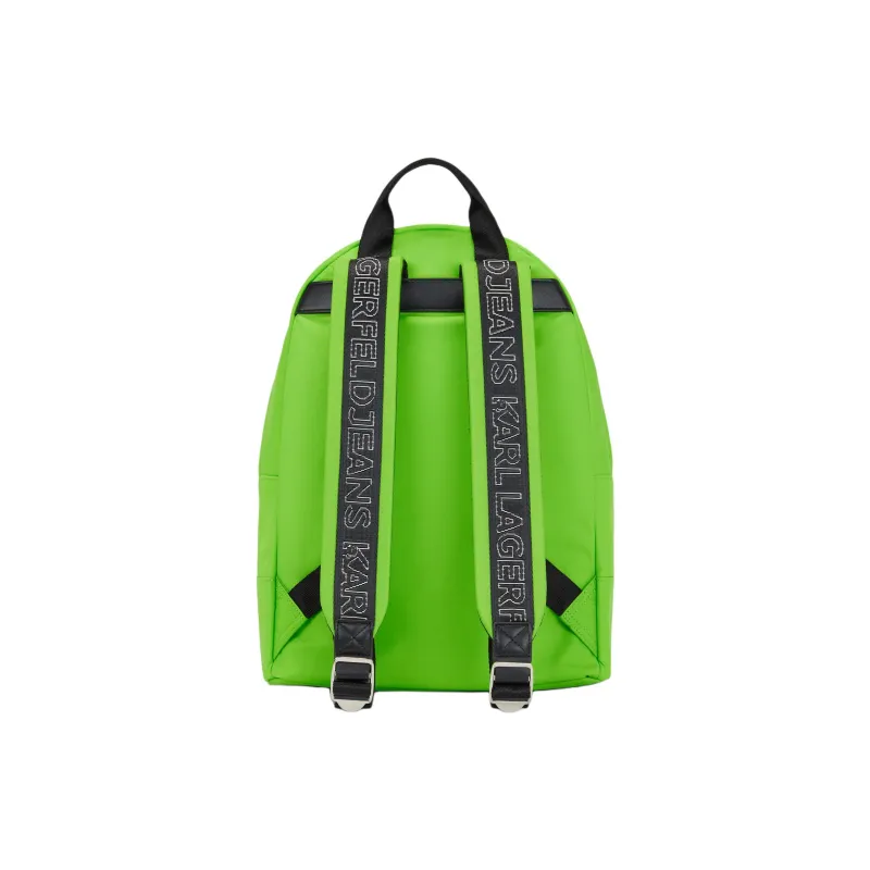 KARL LAGERFELD Recycled Nylon+Recycled Polyester+Polyurethane Backpack Men's Green-2