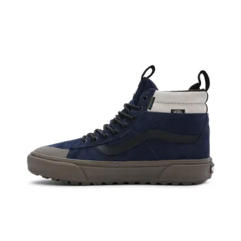 Vans SK8 Anti-Slip Wear-Resistant High-Top Skateboard Shoes Unisex Dark Blue
