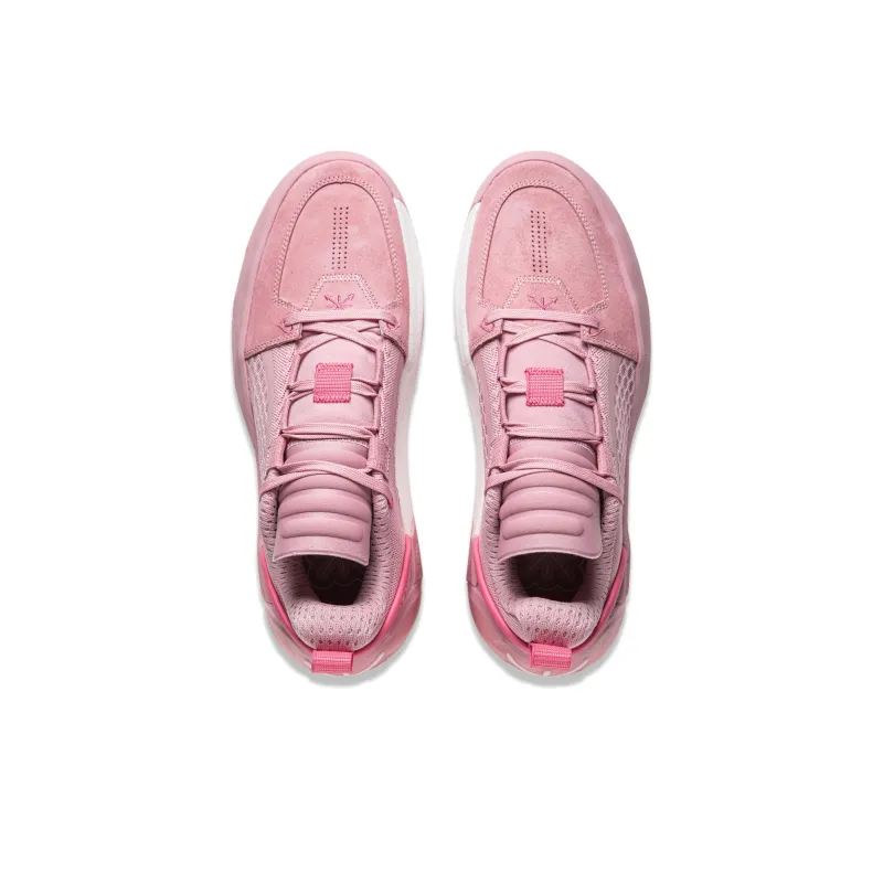LINING All City 12 Encore Basketball Shoes Men Low Top Pink-3