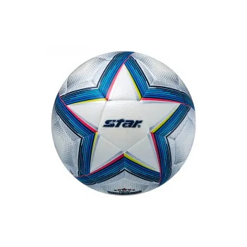 Star Ball Size 4 Soccer PU Seamless Thermal bonding Unisex White Blue