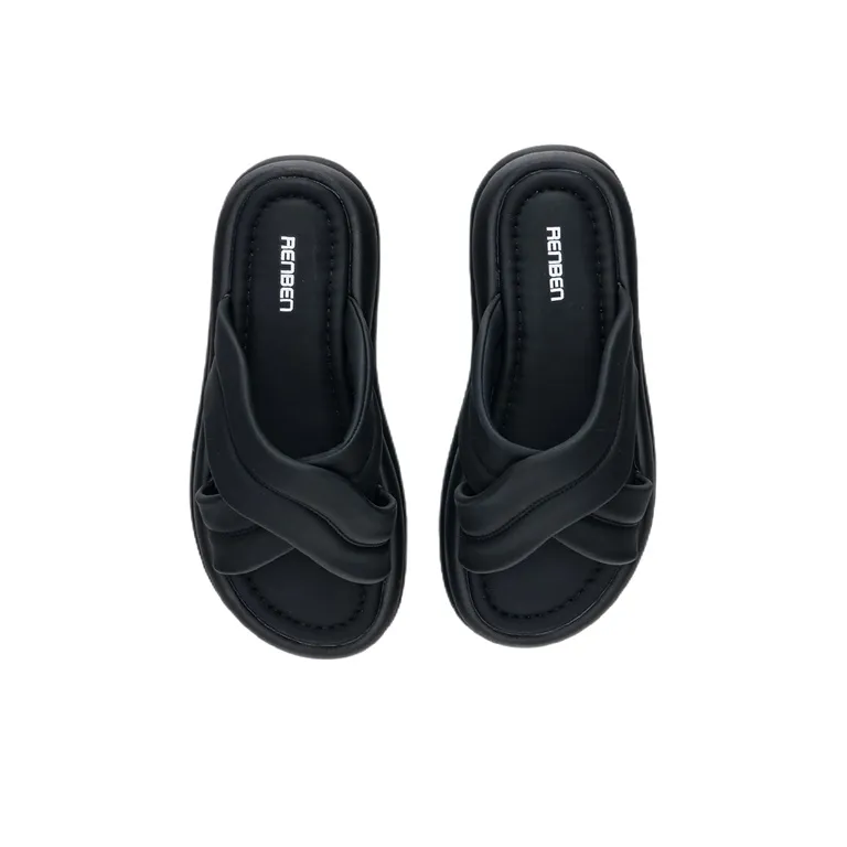 Humanism 1986 PVC Polyvinyl Chloride Abrasion Resistant Massage Slide Slippers Women's-16