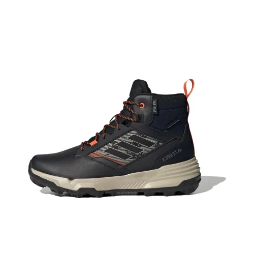 Adidas Unity Leather Mid Rain.RDY Shadow Red Core Black Semi Impact Orange