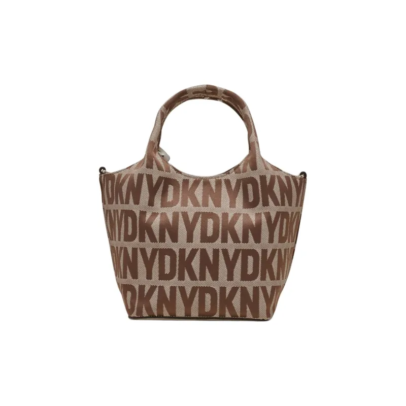 DKNY Leather Shoulder Bag Crossbody Bag Women's Light Brown-2