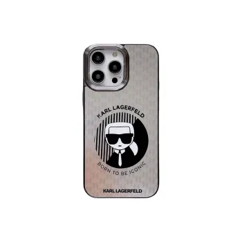 Koman ABS+PC Material Summer Fresh Plated Silver KLT Dior Phone Cases Suitable For Apple IPhone 12/13/14/15/Pro/Ma