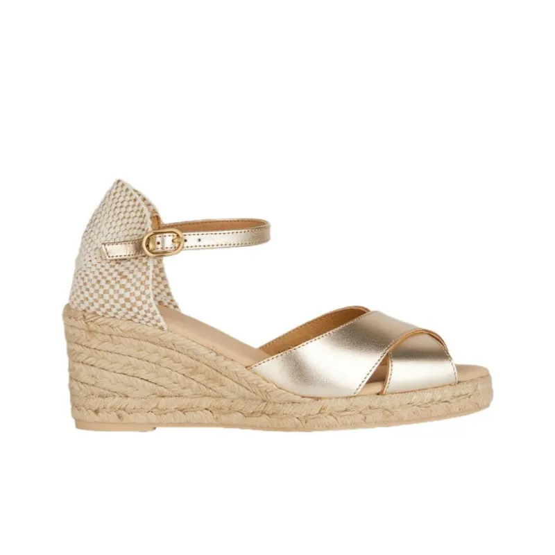 GEOX One Strap Sandals 6.5cm Women's Light Gold-1