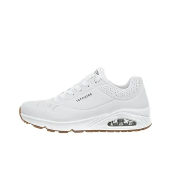 Skechers Uno Cushioning Low Top Casual Shoes Men's White
